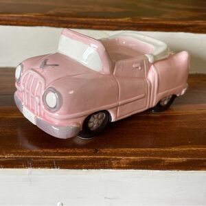 Vintage Vandor Hand Painted Ceramic Pink Cadillac Salt Or Pepper Shaker